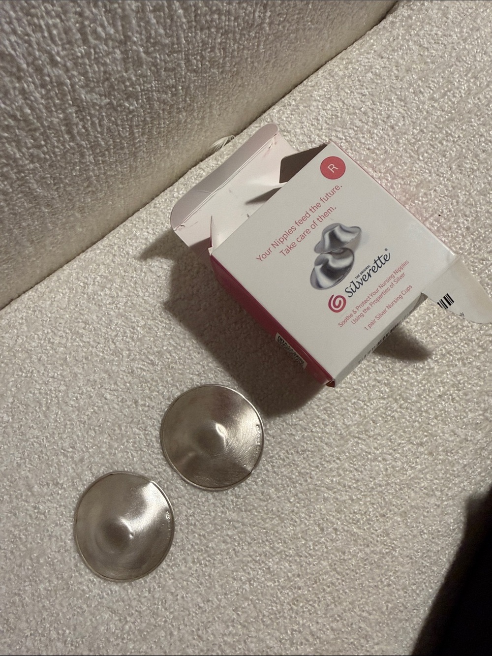 Silverette nursing cups